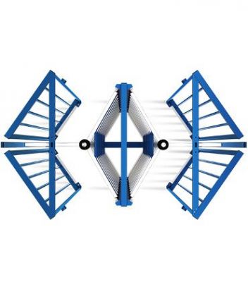 Полноростовой роторный турникет PERCo RTD-20.2 